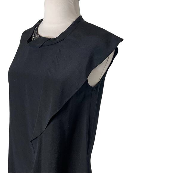 3.1 Phillip Lim rhinestone silk ruffle blouse - Picture 4 of 7